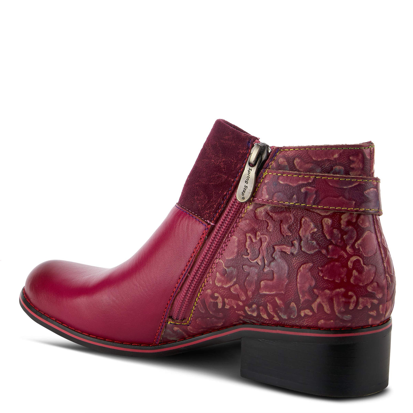 L�Artiste by Spring Step Women's TIATIA Ankle Boot, Bordeaux, 6.5-7