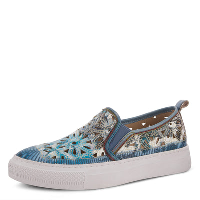 Spring Step L'Artiste Women's Denofeden Sneaker Blue Multi EU 36 / US 5.5-6