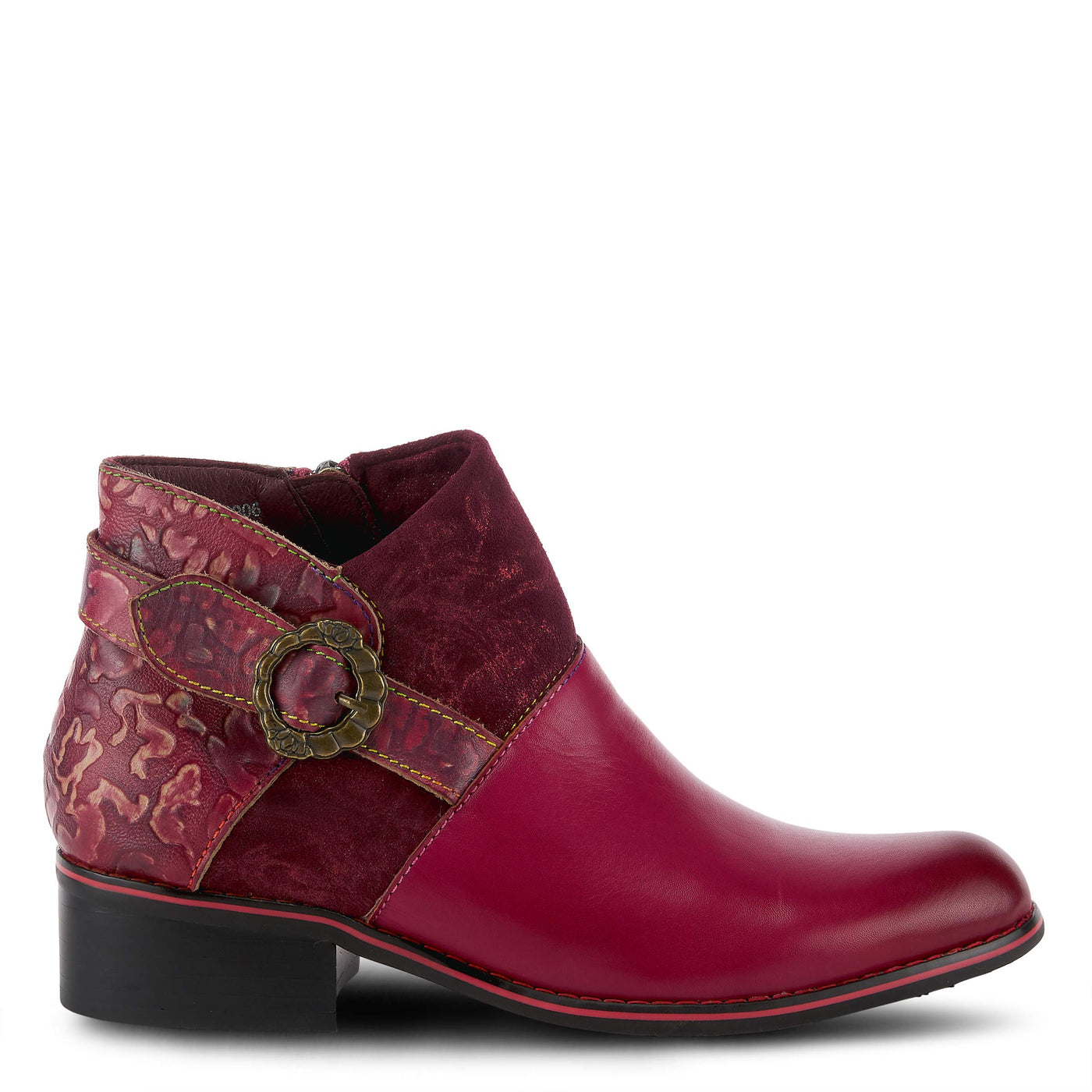 L�Artiste by Spring Step Women's TIATIA Ankle Boot, Bordeaux, 7.5-8