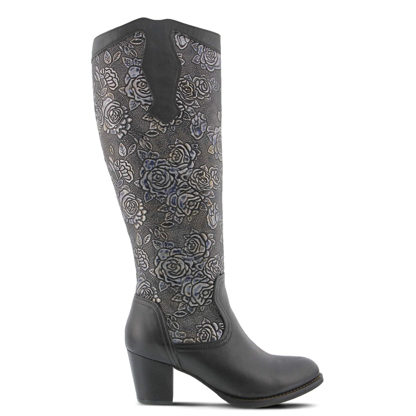 L'ARTISTE by Spring Step Neena Black Multi Shoe US 7.5-8
