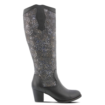 L'ARTISTE by Spring Step Neena Black Multi Shoe US 7.5-8