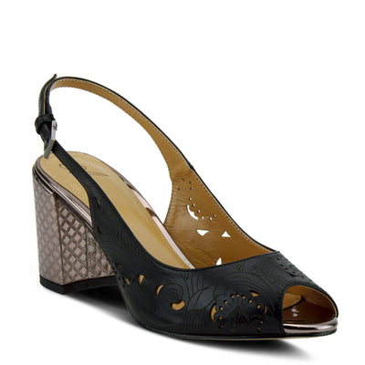 Azura Women's Necolee Slingback Sandal Black EU 36 / US 5.5-6