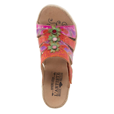 L'Artiste Women's Embrace Orange Multi 7.5 B(M) US