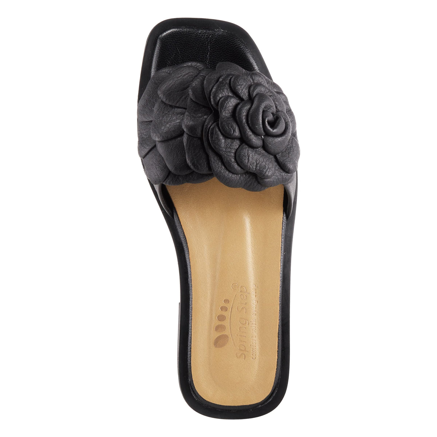 Spring Step Women's Domonique Slide Sandal Black EU 37 / US 6.5-7