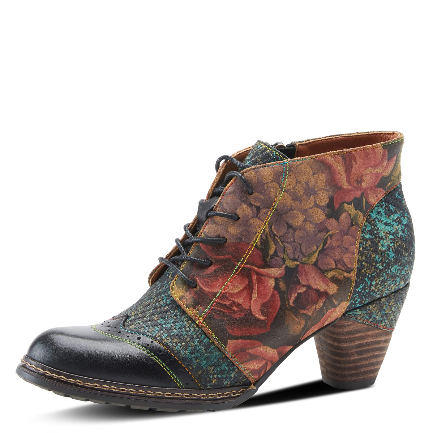 Spring Step L'Artiste Women's Gimmielove Black Multi Booties EU 35 / US 5