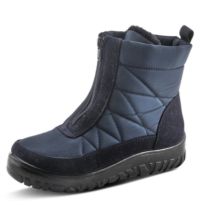 Flexus Spring Step Lakeeffect Boots for Women - Waterproof Ladies Boots with Front Zipper Closure - Women's Snow Boots for Winter - Navy Boots EU 41 / US 9.5-10