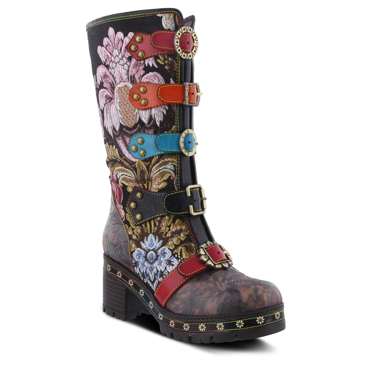 Spring Step L'Artiste Women's Brazen Boot Black Multi EU 39 / US 8.5