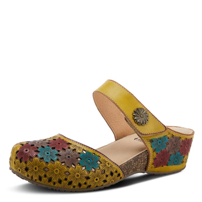 Spring Step L'Artiste Women's Spikey Sandals Yellow Multi EU 42 / US 10.5-11