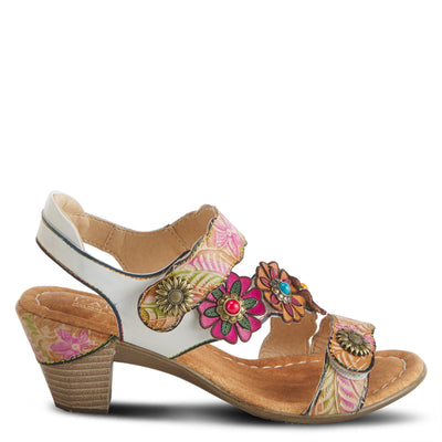 Spring Step L'Artiste Women's Aromas Sandals White Multi EU 38 / US 7.5-8