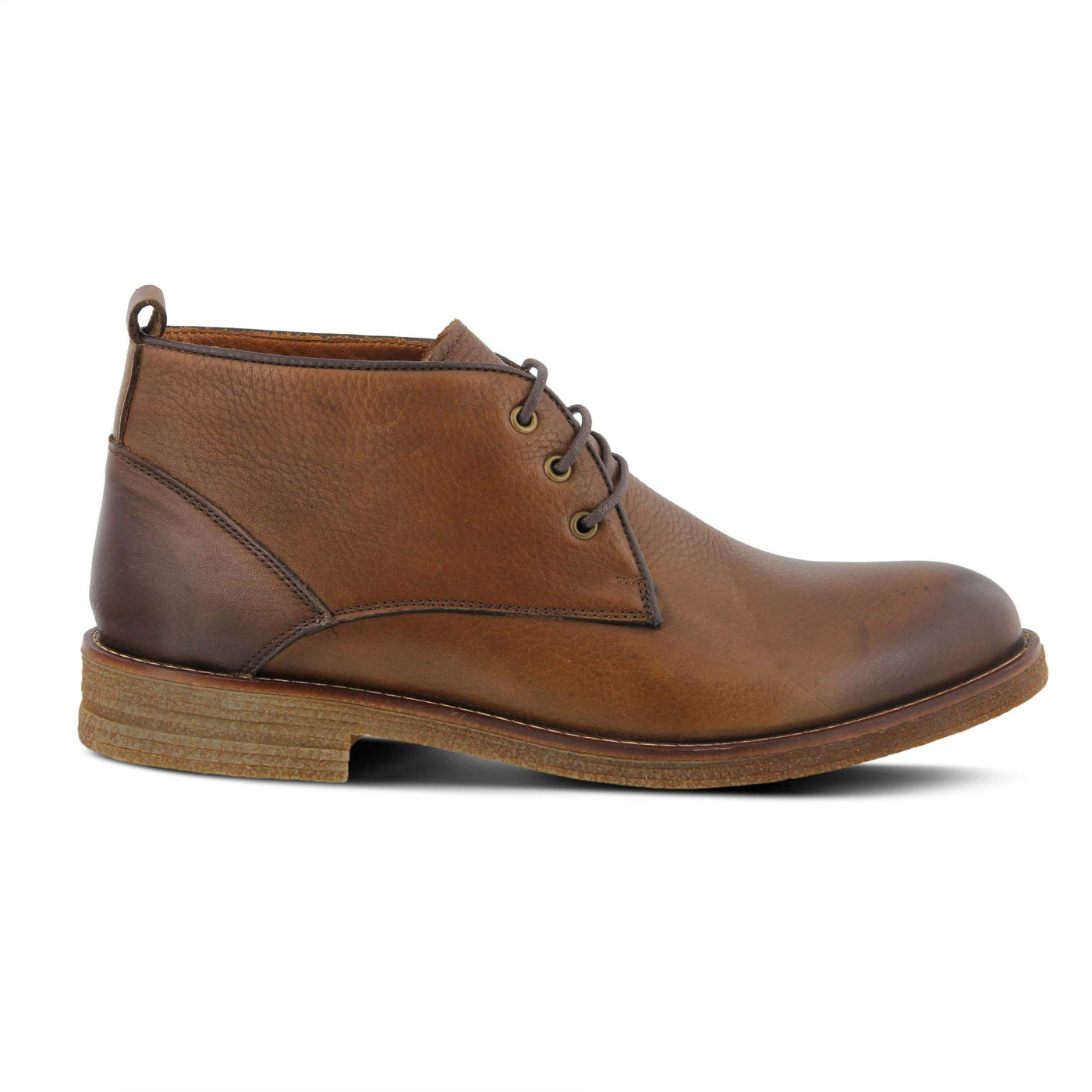 Spring Step Men's Ankle Boot, Brown, 7-7. 5