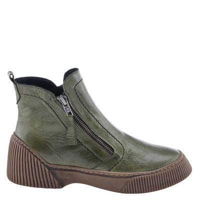 Spring Step Women's Kelko Boots Olive Green EU 37 / US 6.5-7