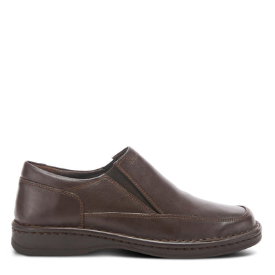 Spring Step mens Enzo Loafer Flat, Brown, 9.5-10 US