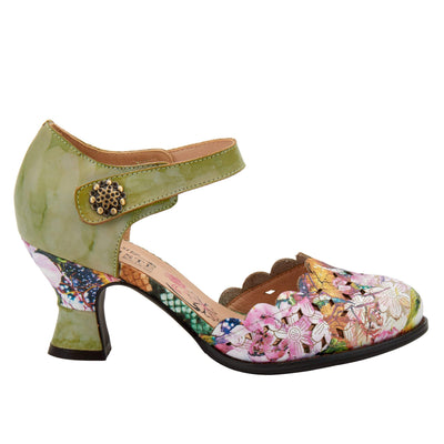 Spring Step L'Artiste Women's Floramaria Bootie Mint Green Multi EU 36 / US 5.5-6