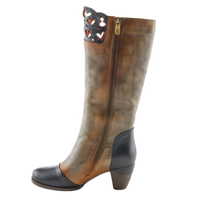 Spring Step L'Artiste Women's Heartsclub Boots Grey Multi EU 39 / US 8.5