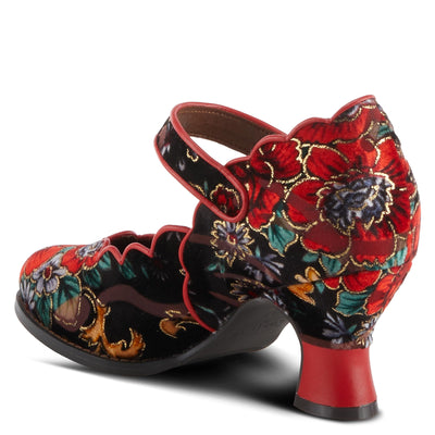 Spring Step L`Artiste Women's Adodora Synthetic Mary Jane Red Multi EU 42 / US 10.5-11