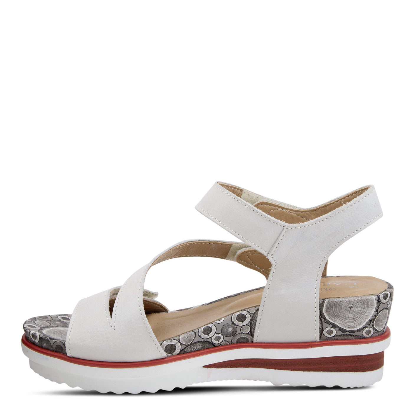 Spring Step L'Artiste Women's Elona Slingback Sandal White EU 41 / US 9.5-10