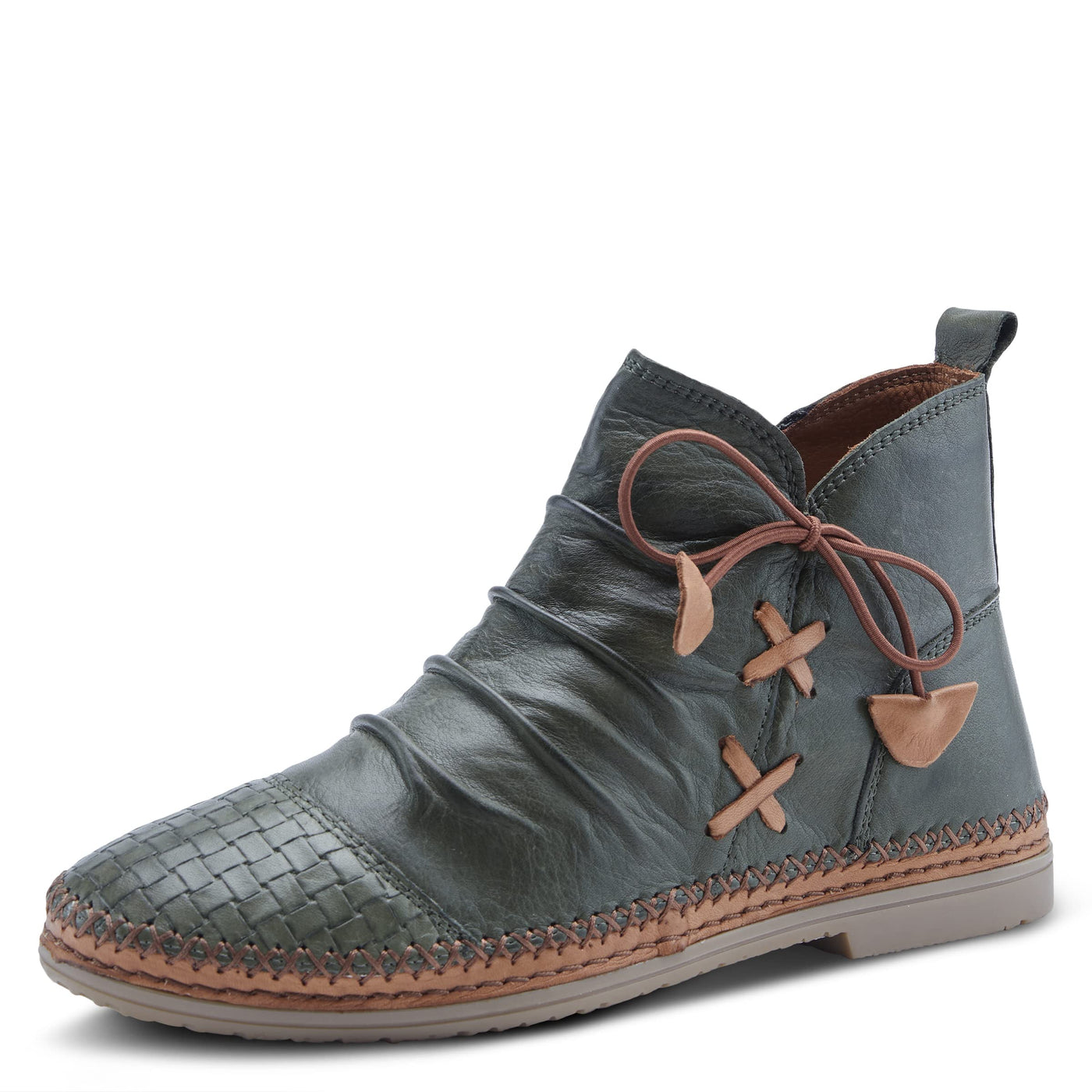 Spring Step Women's Pomeroy Boots Olive Green EU 38 / US 7.5-8