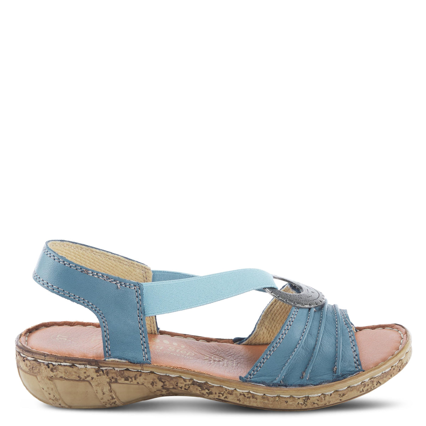 Spring Step KARMEL Sandal, Denim Blue, 36 Medium EU 5.5-6 US