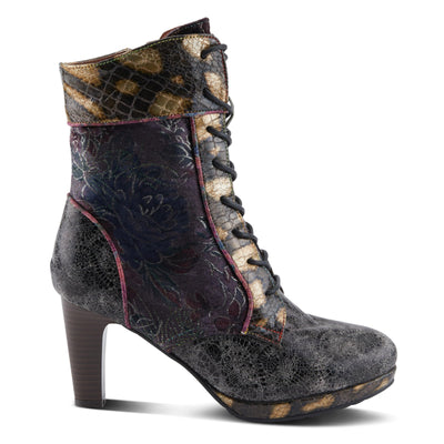 Spring Step L'Artiste Abra Women's Bold Bootie - Fierce Fashionista, Chic & Stand-Out Ankle Boots Pewter Multi EU 37 / US 6.5-7