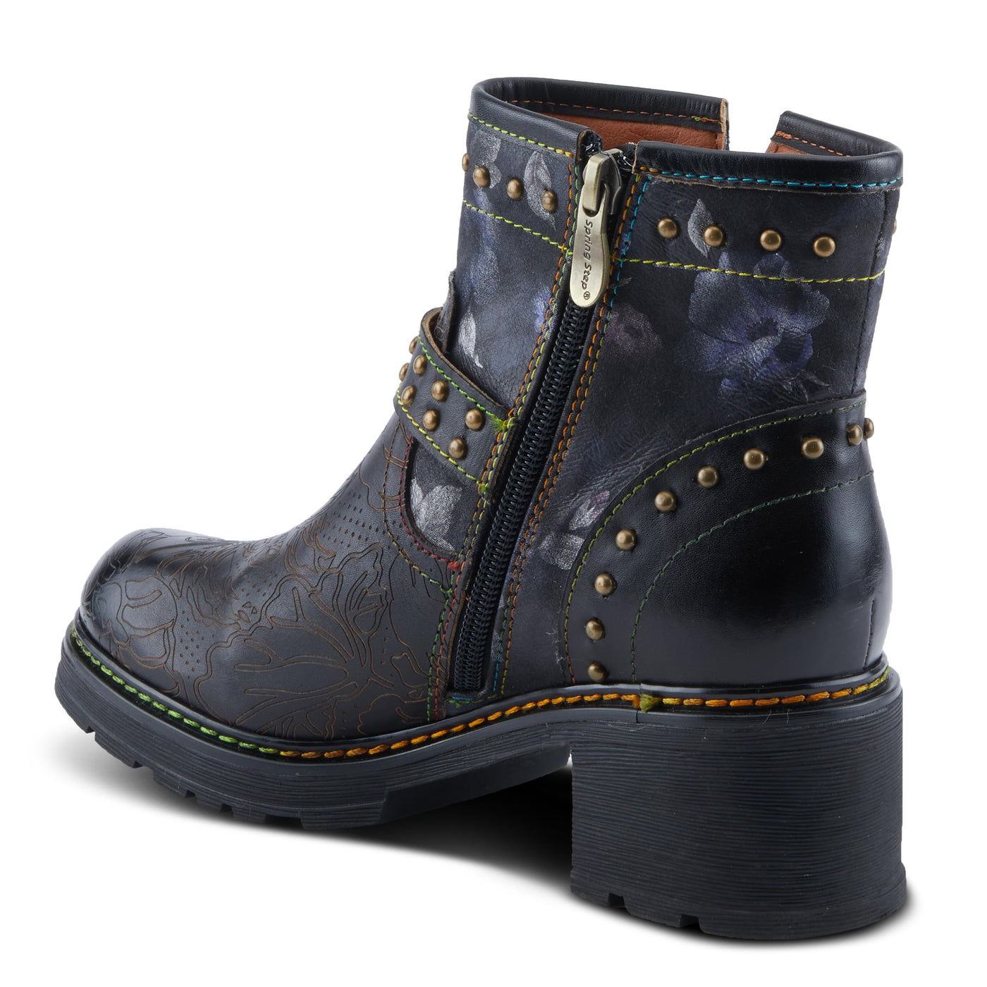 L'Artiste by Spring Step Women's Branchout Fashion Boot, Black Multi, 11
