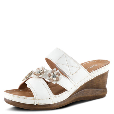 PATRIZIA Women's Lyndsay Slide Sandal White EU 42 / US 10.5-11