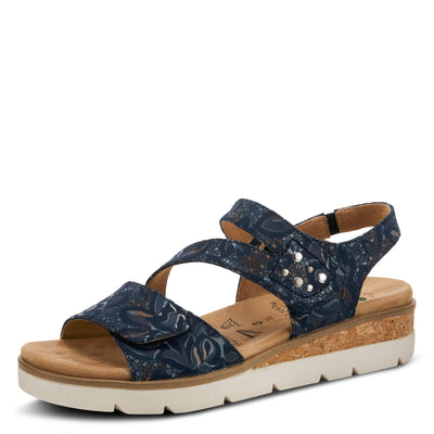 Spring Step Women's Haydennie Slingback Sandal Navy Multi EU 39 / US 8.5