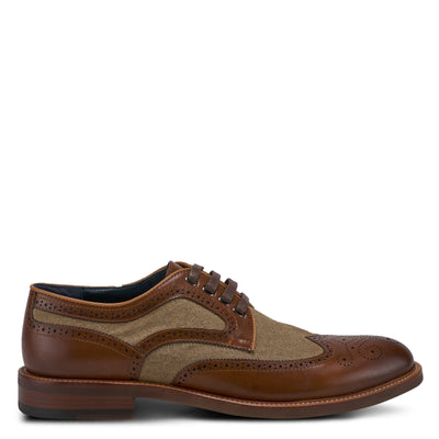 Spring Step Men's Downtown Lace-Up Shoe Cognac Multi EU 43 / US 9.5-10