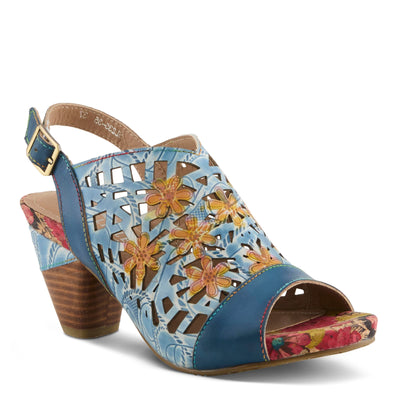 L'Artiste by Spring Step Women's Eclipsing Pump, Blue Multi, 9.5-10