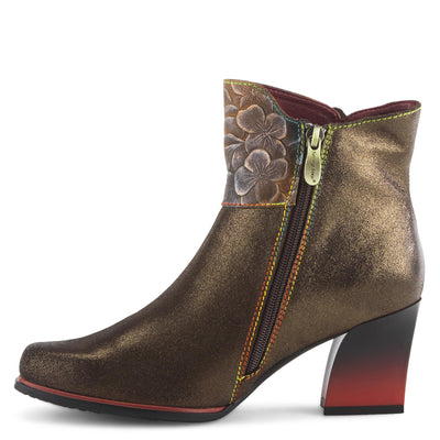 Spring Step L'Artiste Women's Zinna Leather Bootie Bronze EU 35 / US 5