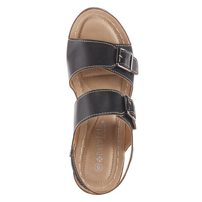 PATRIZIA Women's Tavlin Slingback Sandal Black EU 41 / US 9.5-10