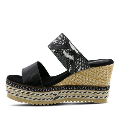 PATRIZIA Women's Jaenelle Sandals Black Multi EU 36 / US 5.5-6
