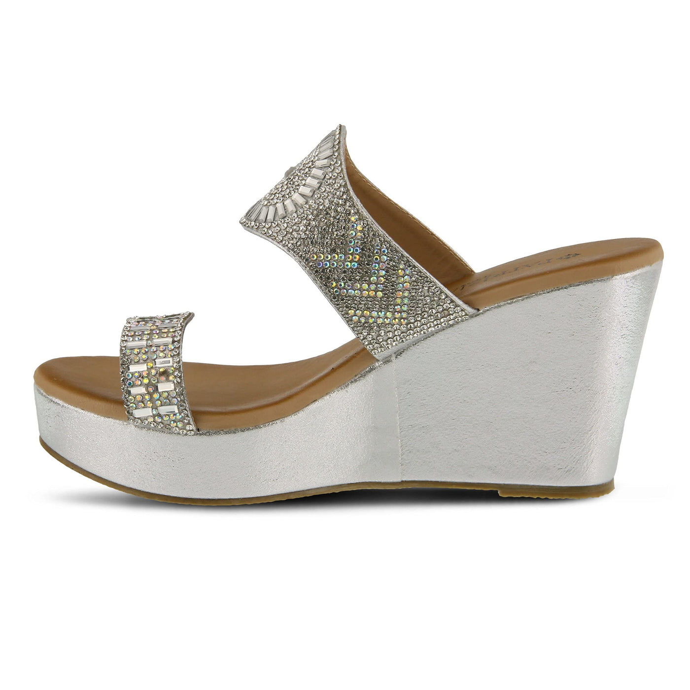 PATRIZIA Women's Heena Sandals Silver EU 42 / US 10.5-11