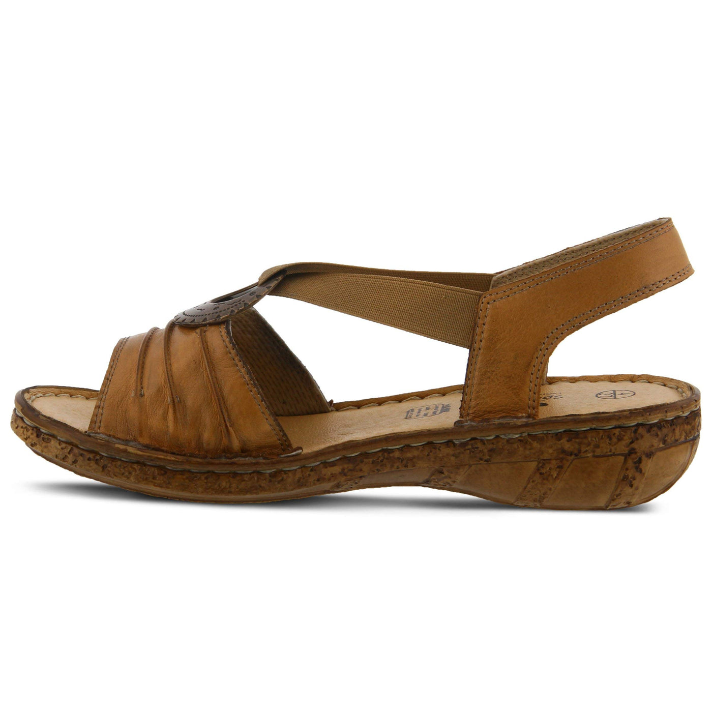 Spring Step KARMEL Sandal, Camel, 38 Medium EU 7.5-8 US