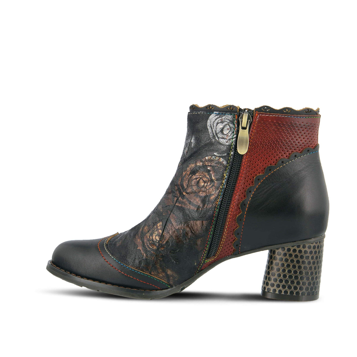 L'ARTISTE by Spring Step LIZEIT Black Multi Shoe US 5