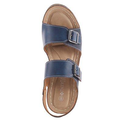 PATRIZIA Women's Tavlin Slingback Sandal Navy EU 40 / US 9