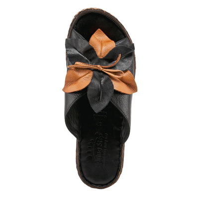 Spring Step Women's Hilary Slide Sandal Black EU 37 / US 6.5-7