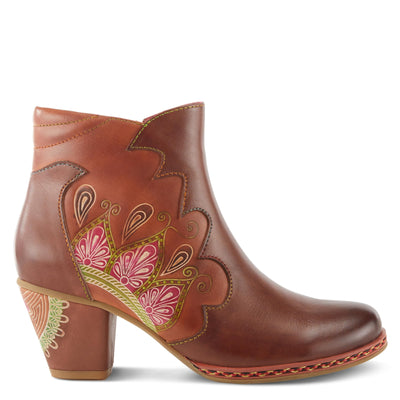 Spring Step L`Artiste Women's Zamihi Leather Bootie Brown EU 40 / US 9