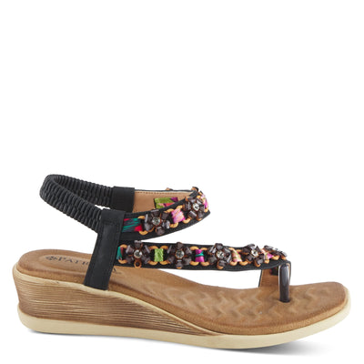 PATRIZIA Women's Kalil Slingback Sandal Black EU 41 / US 9.5-10