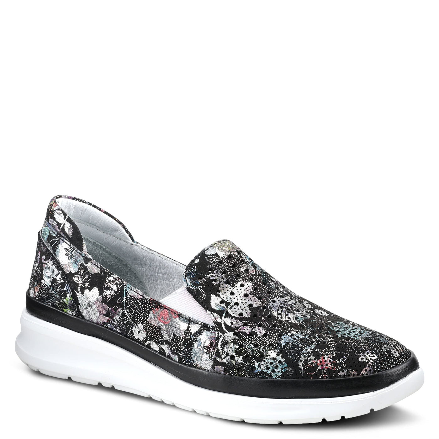 Spring Step Women's Roxy Slip-On Shoe Black Multi EU 42 / US 10.5-11