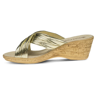 PATRIZIA Marge Women Gold Shoe US 6.5-7