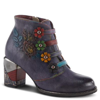 Spring Step L'Artiste Women's Maleeka Leather Mid Calf Boot Purple Multi EU 36 / US 5.5-6