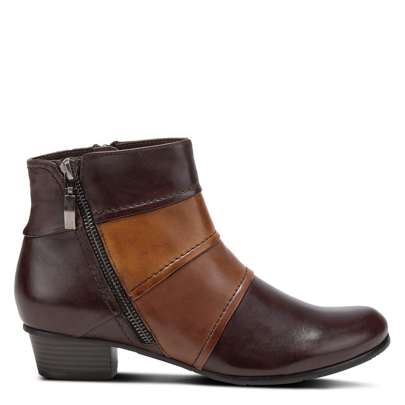 Spring Step Women's OPHELLA Ankle Boot, Black Multi, 8.5