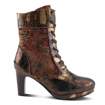 Spring Step L'Artiste Abra Women's Bold Bootie - Fierce Fashionista, Chic & Stand-Out Ankle Boots Bronze Multi EU 40 / US 9