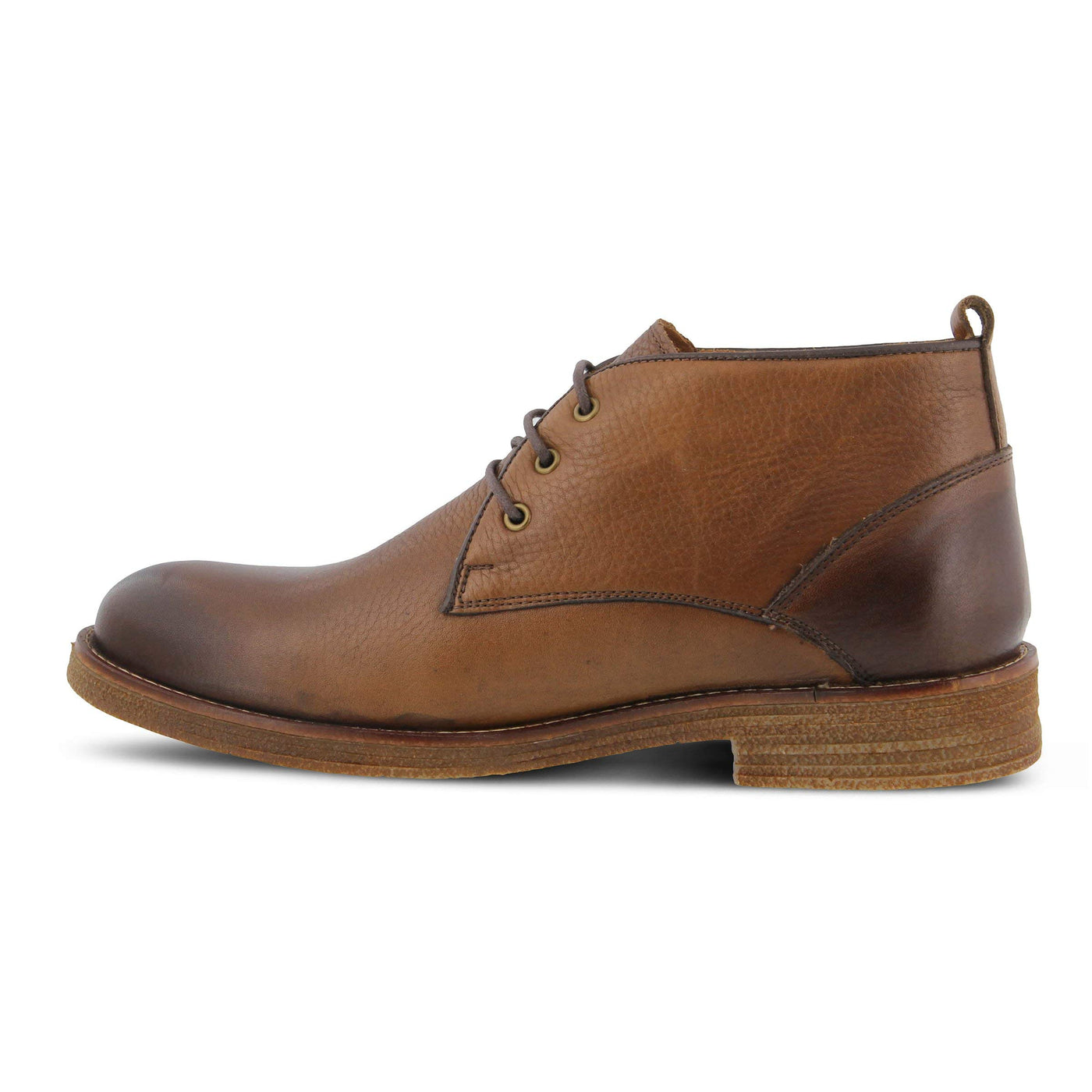 Spring Step Men's Ankle Boot, Brown, 7-7. 5