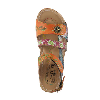 L�Artiste by Spring Step Women's Sumacah-cam Slide Sandal, Camel, 38 EU/7.5-8 M US