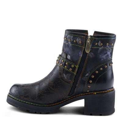 L'Artiste by Spring Step Women's Branchout Fashion Boot, Black Multi, 7