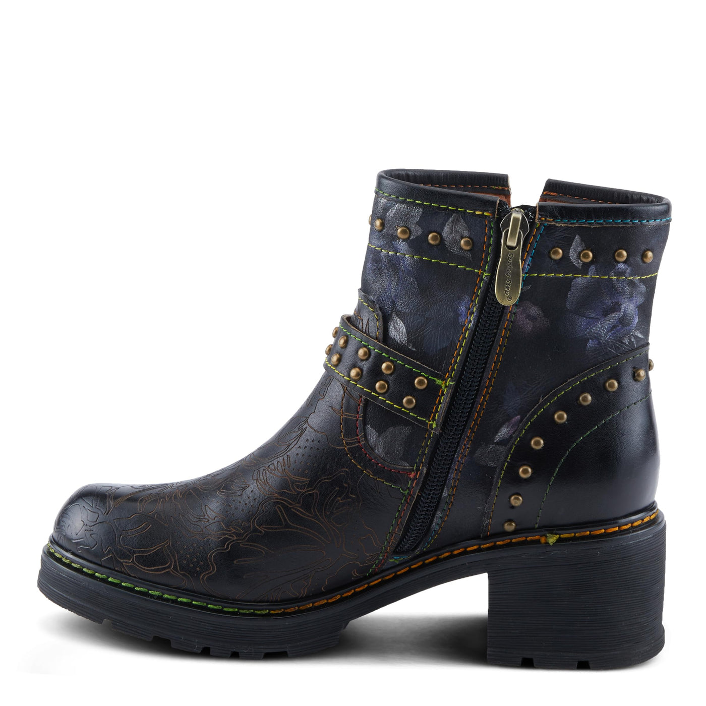 L'Artiste by Spring Step Women's Branchout Fashion Boot, Black Multi, 9