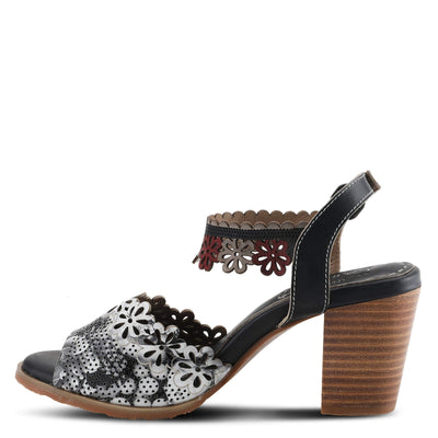 L'Artiste by Spring Step Floradacious Black Multi Leather EU 35 (US Women's 5) M