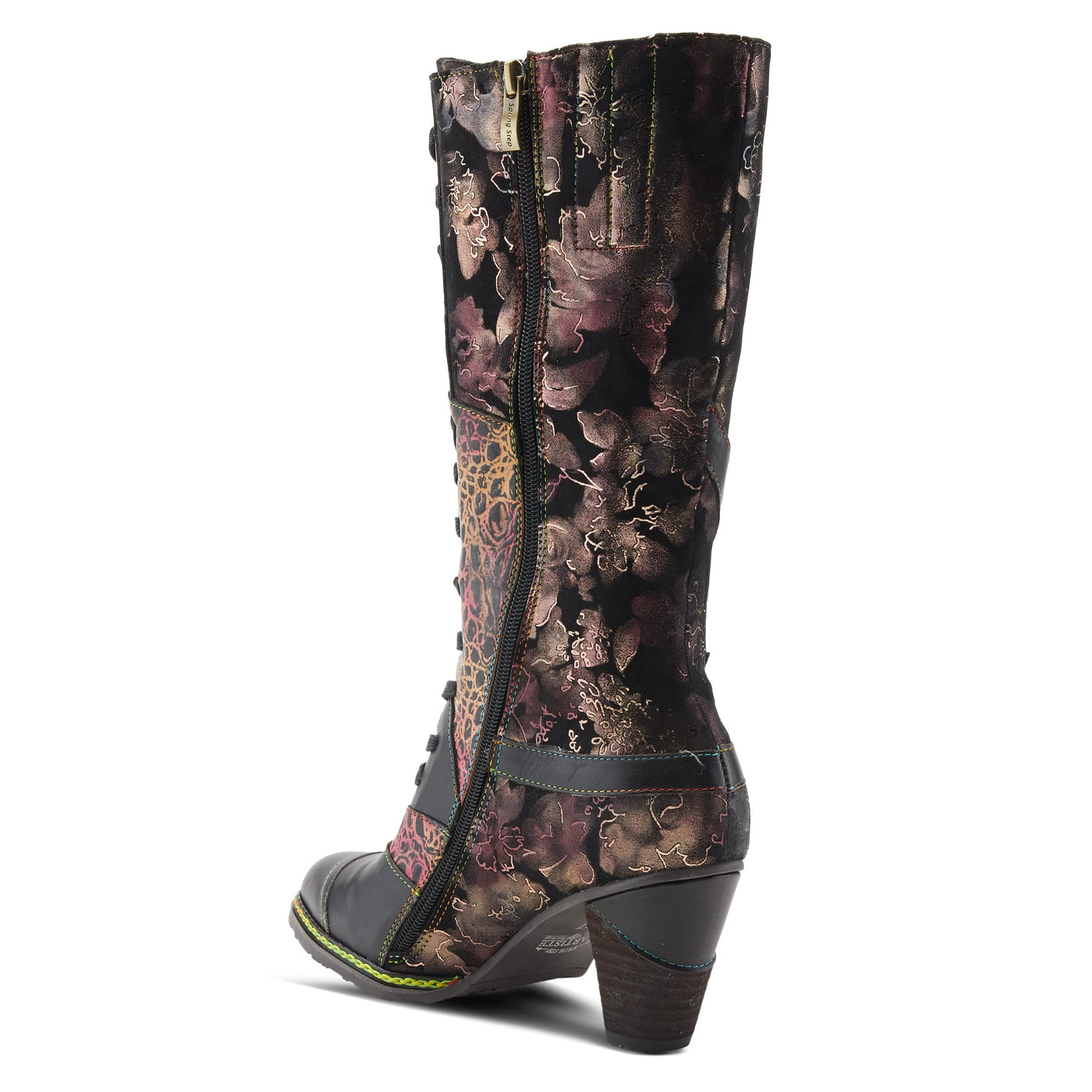 Spring Step L'Artiste Women's Malagie-Croco Boots Black Multi EU 39 / US 8.5
