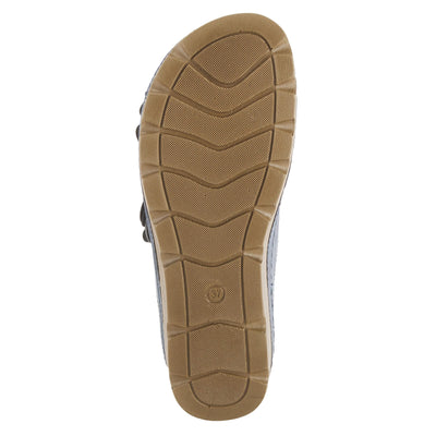 Flexus Women's Pamola Slingback Sandal Navy EU 38 / US 7.5-8